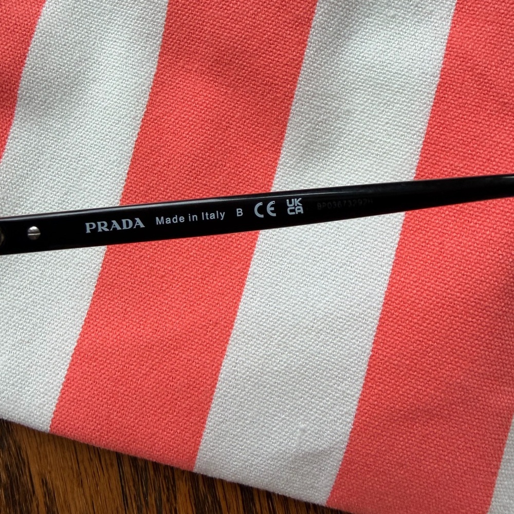 Prada PR 20-YS 5517 Black Sunglasses with Gradient Gray Lenses - Picture 5 of 11